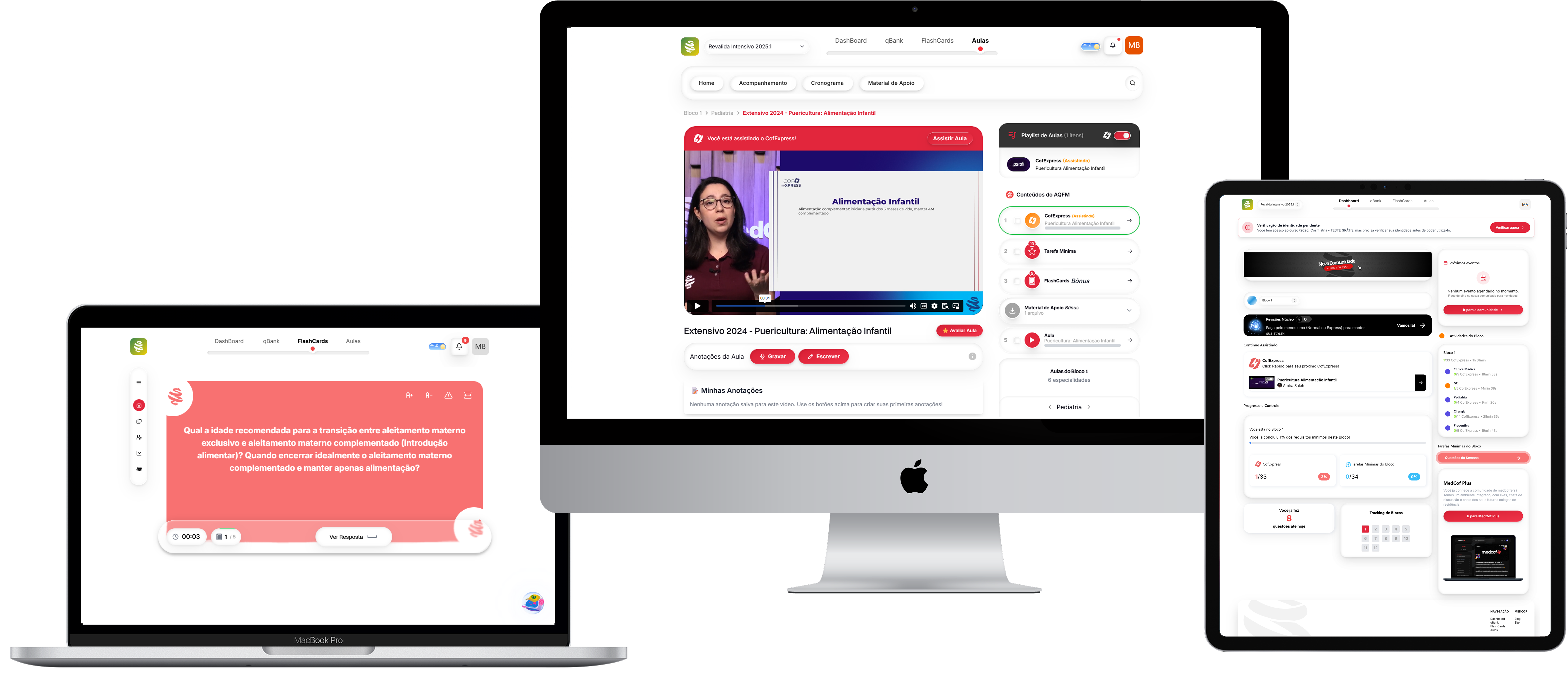 Plataforma MedCof QBank Revalida